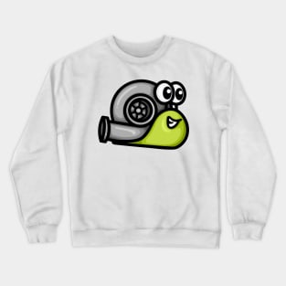 Turbo Snail Version 1 - Green Crewneck Sweatshirt